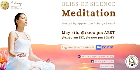 Imagem principal do evento Bliss of Silence Guided Meditation