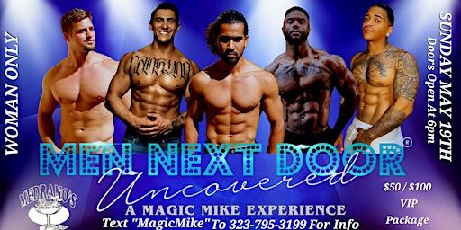 MAGIC MIKE EXPERIENCE LIVE • ALL WOMAN EVENT • primary image