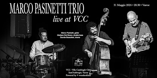 Marco Pasinetti Trio at VCC  primärbild