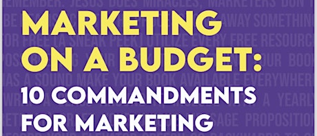 FREE Masterclass Marketing on the Budget PART 2