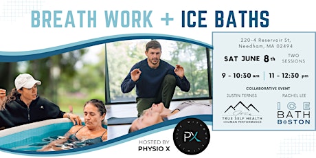 Breath Work & Ice Bath Workshop at Physio X: Session 1