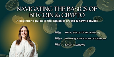 Imagem principal do evento Navigating the Basics of Bitcoin & Crypto