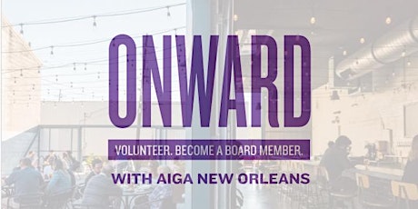 AIGA New Orleans ONWARD primary image