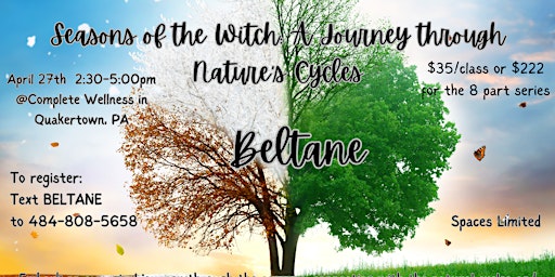 Primaire afbeelding van Seasons of the Witch: A Journey Through Natures Cycles (Beltane)