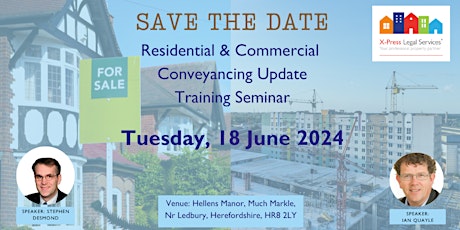 Residential & Commercial Conveyancing Updates