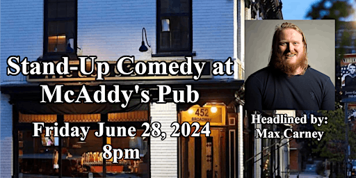 Comedy at McAddy's Pub primary image