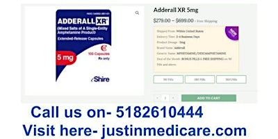 Immagine principale di Buy Adderall Online Quick Delivery in 1 Hours 