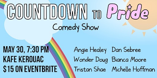 Imagem principal do evento Countdown to Pride Comedy Show