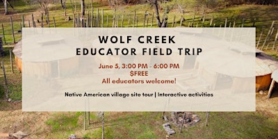 Primaire afbeelding van Wolf Creek Educator Field Trip