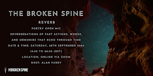 The Broken Spine: Monthly Open Mic - September 'Reverb' primary image