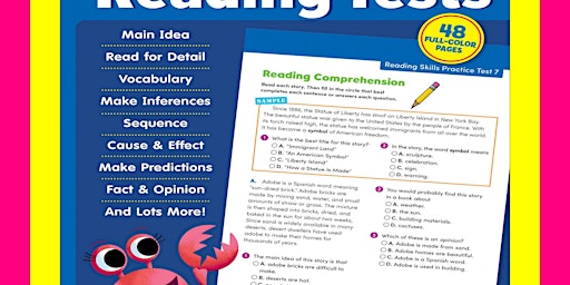 DOWNLOAD [EPUB]] Scholastic Success with Reading Tests Grade 4 Workbook TXT primary image