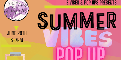 Summer Vibes Pop Up primary image