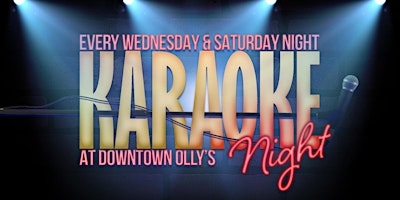 Wild Wednesday Karaoke - Downtown Olly's primary image