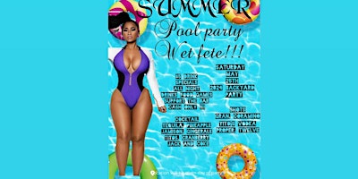 SUMMER POOL PARTY WET FETE primary image