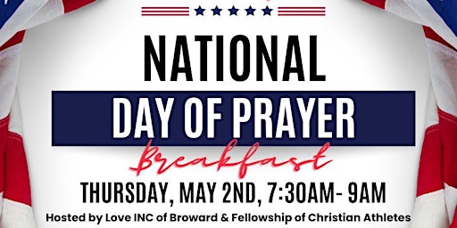Hauptbild für Our 2nd Annual National Day of Prayer Event is back!