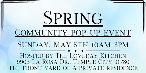 Spring pop up boutique primary image