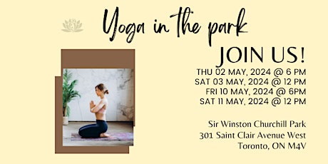 Yoga in the Park with Naomi