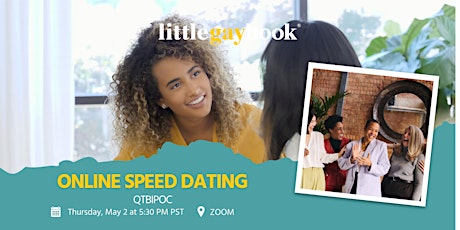 Image principale de QTBIPOC Online Speed Dating