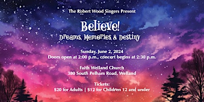 Imagem principal do evento Believe! Dreams, Memories & Destiny