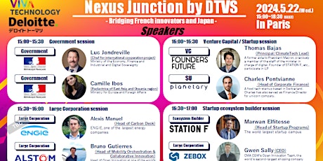 Nexus Junction in VIVA TECHNOLOGY - Bridging French innovators and Japan -