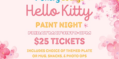 Hello Kitty Paint Night