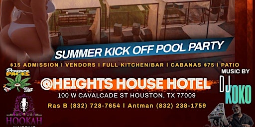 Summer Kick Off Pool/Patio  Party primary image