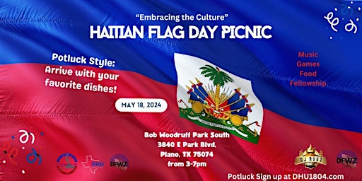 Imagem principal do evento Haitian Flag Day Picnic/Potluck