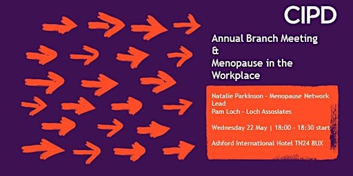 Hauptbild für Annual Branch Meeting & Menopause in the Workplace