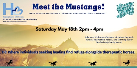 Meet the Mustangs & the Heartland Herd (Free Admission, Charity Event)