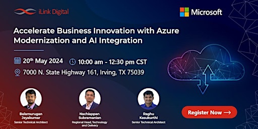 Primaire afbeelding van Accelerate Business Innovation with Azure Modernization and AI Integration