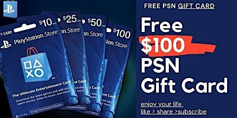 FREE!! PSN Codes 2024 How to Get Free PSN Gift Card Codes Instant PS4/PS5! primary image