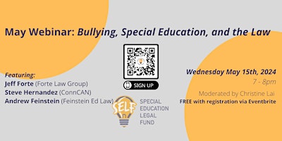 Bullying, Special Education, and the Law primary image
