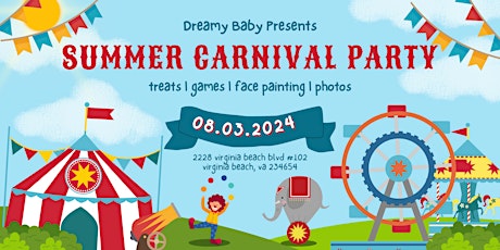 Dreamy Baby Studios Summer Carnival Party