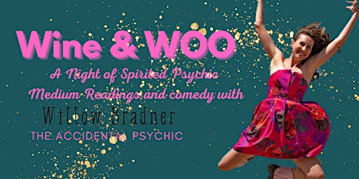 Primaire afbeelding van WINE and WOO a night of Spirited Psychic Medium Readings with Comedy
