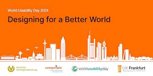 Imagem principal do evento World Usability Day 2024 in Frankfurt
