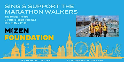 Imagen principal de Sing & Support the Marathon Walkers