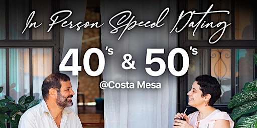 Imagem principal do evento Speed Dating | Costa Mesa | 40+ Night
