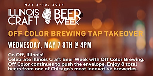 Image principale de ICBW Tap Takeover with Off Color Brewing