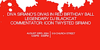 Primaire afbeelding van Diva Siriano's Divas in Red Birthday Ball