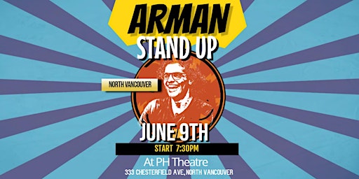 Imagem principal do evento Vancouver - Farsi Standup Comedy Show by ARMAN