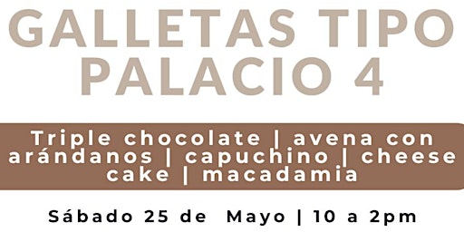Imagem principal do evento Galletas Tipo Palacio 4 con la Chef Liza Ojeda en Anna Ruíz Store
