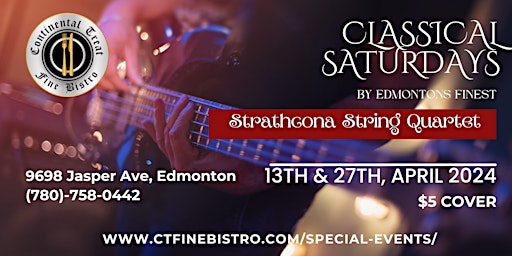 Imagen principal de Classical Saturday with Strathcona String Quartet