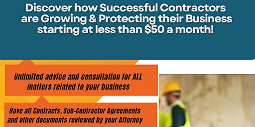 Legal Services and Networking for Contractors primary image