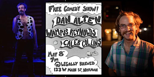 Imagem principal do evento Dan Alten (Good Stand Up Comedy) Free at Legally Brewed