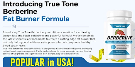 TrueTone Berberine Keto Reviews (RECOMMENDED) Advanced Weight Loss Program!