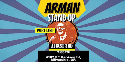Imagem principal do evento Portland - Farsi Standup Comedy Show by ARMAN