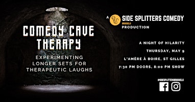 Imagem principal do evento Side Splitters Comedy Club presents: Comedy Cave Therapy