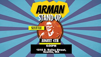 Imagem principal do evento Seattle - Farsi Standup Comedy Show by ARMAN