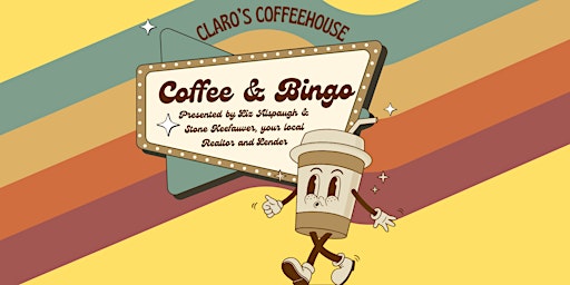 Imagem principal do evento Coffee and Bingo at Claro's Coffeehouse!