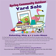 Spring Community Outdoor Yard Sale